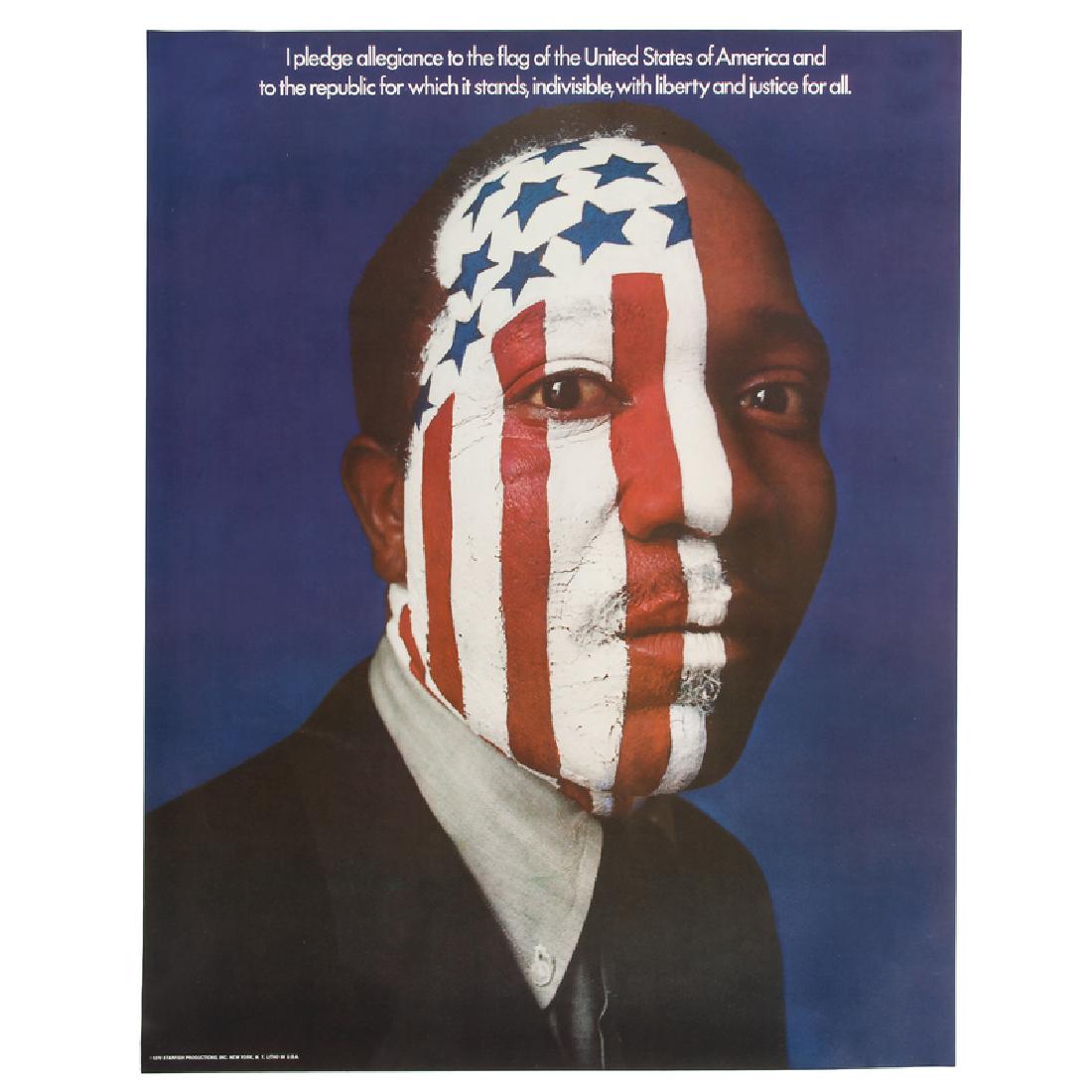 African-American "Pledge of Allegiance" Protest Poster (1 of 1)