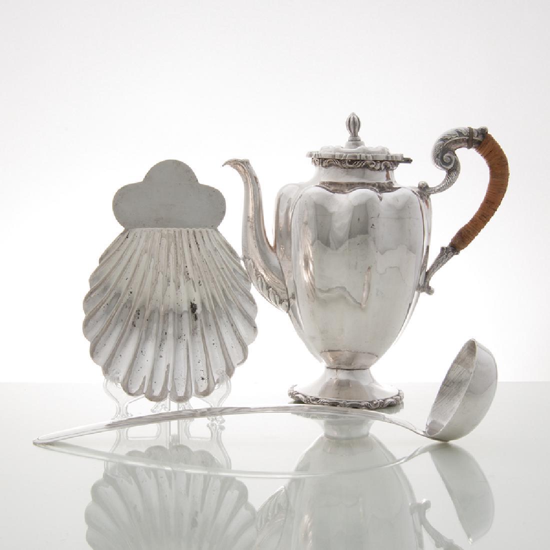 Mexican Sterling Tablewares, Lot of Three (1 of 2)