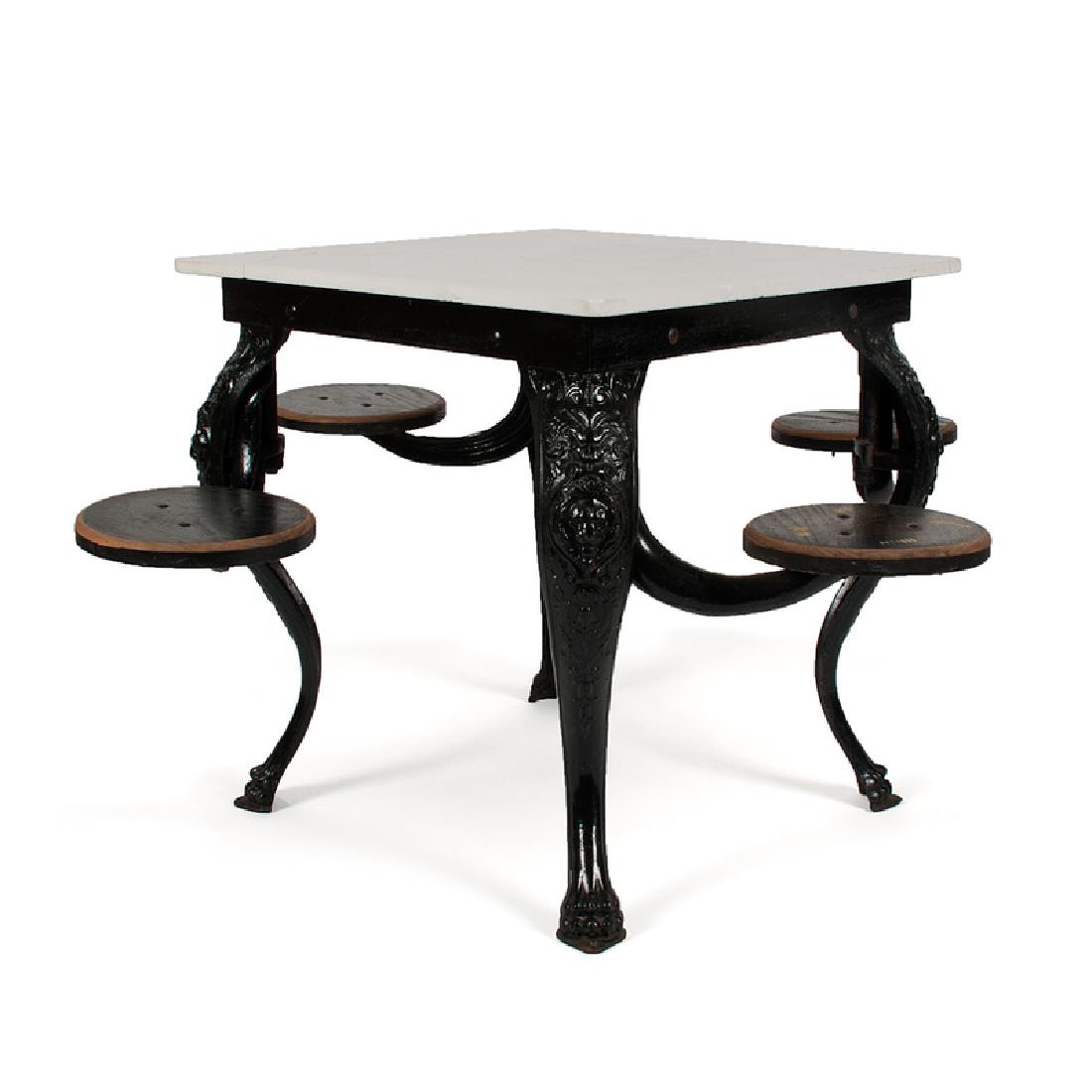 Cast Iron Soda Fountain Table (1 of 4)