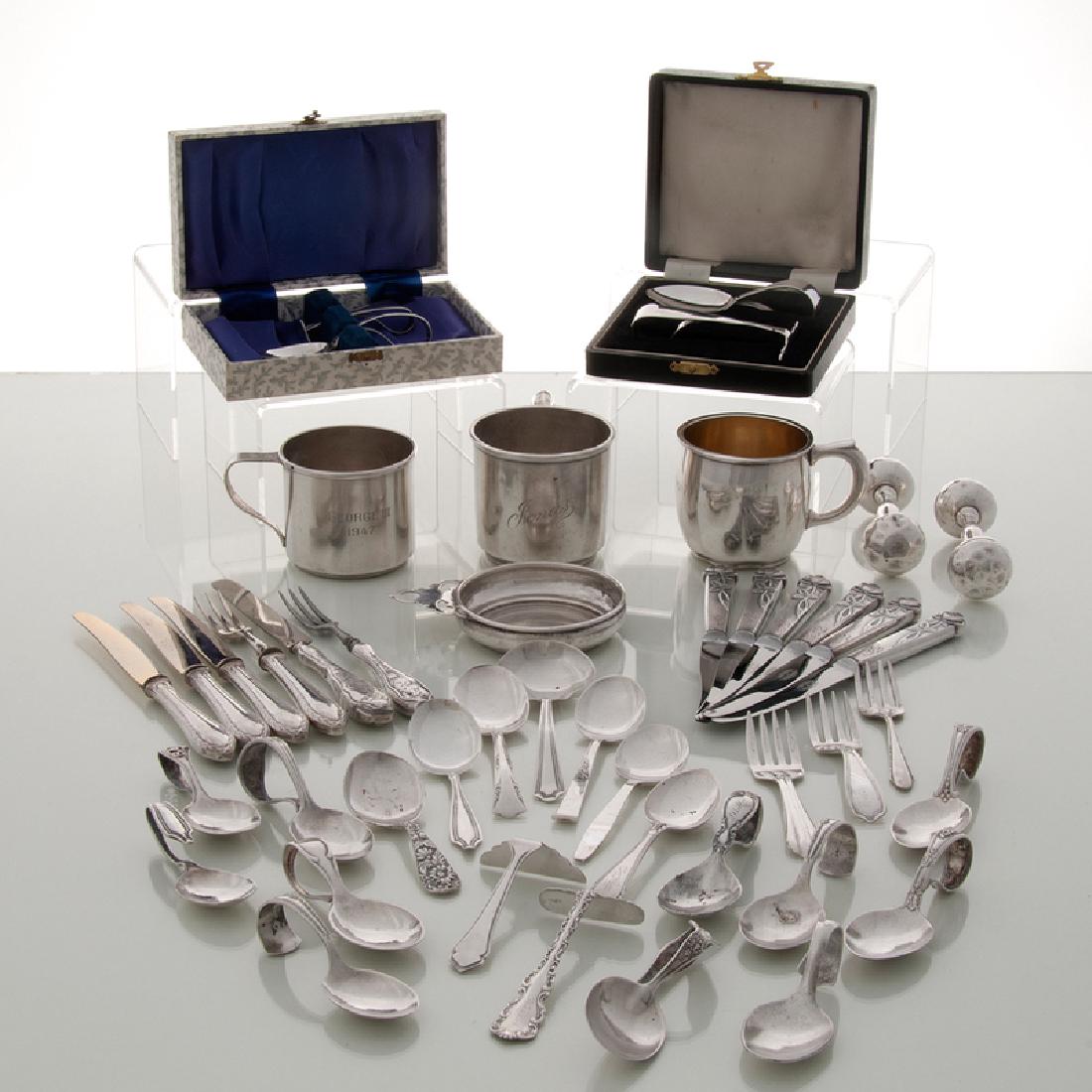 American and English Sterling Children's Items, Plus, (1 of 1)