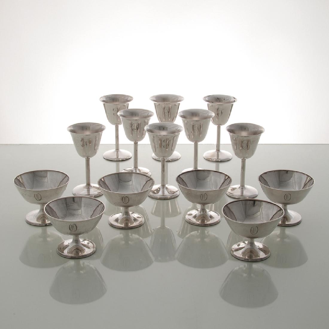 American Sterling Sherbets and Cordials, Lot of (1 of 3)