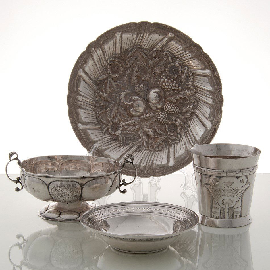 Sterling and Silver Hollowware, Lot of Four (1 of 1)