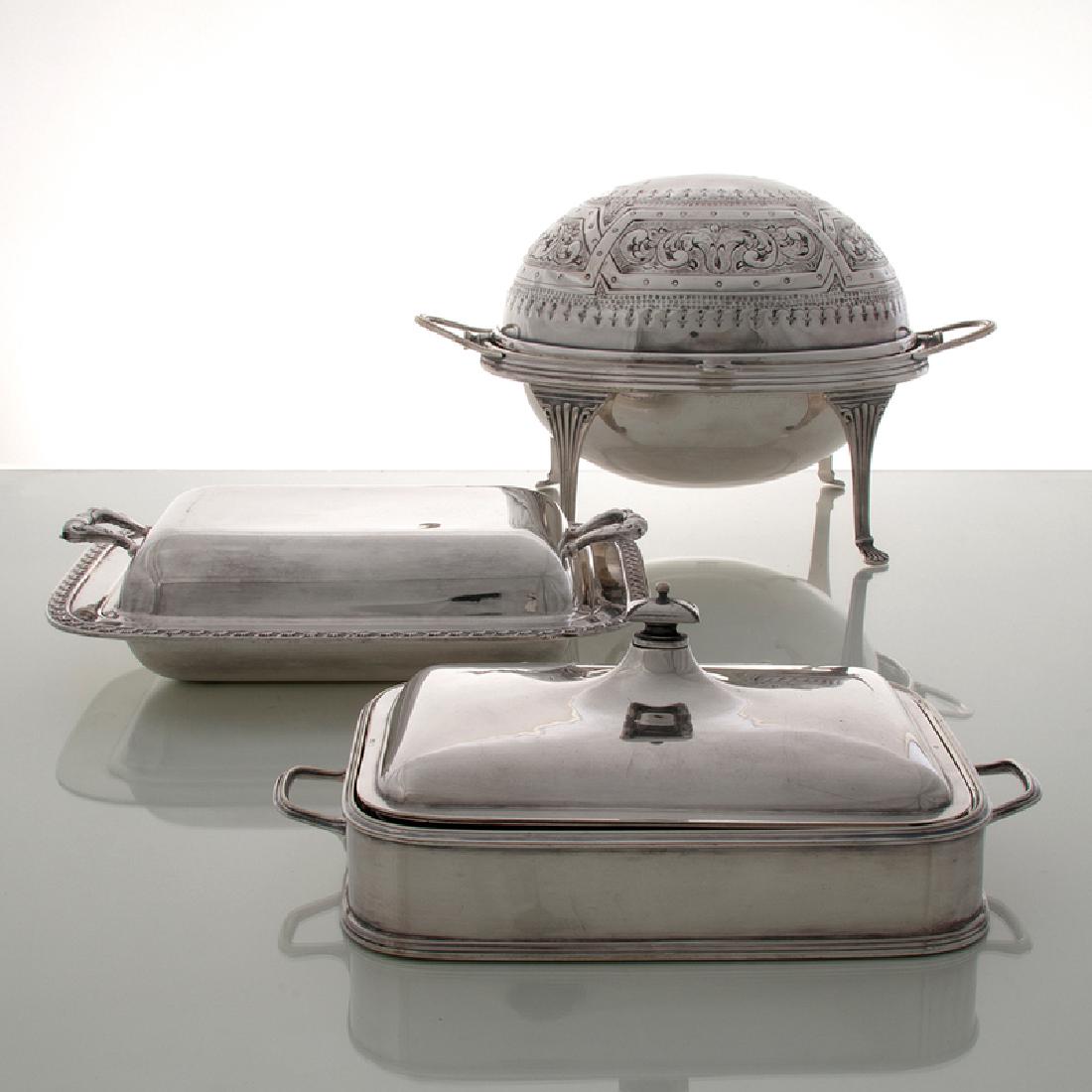 Silverplate Serving Dishes, Lot of Three (1 of 1)