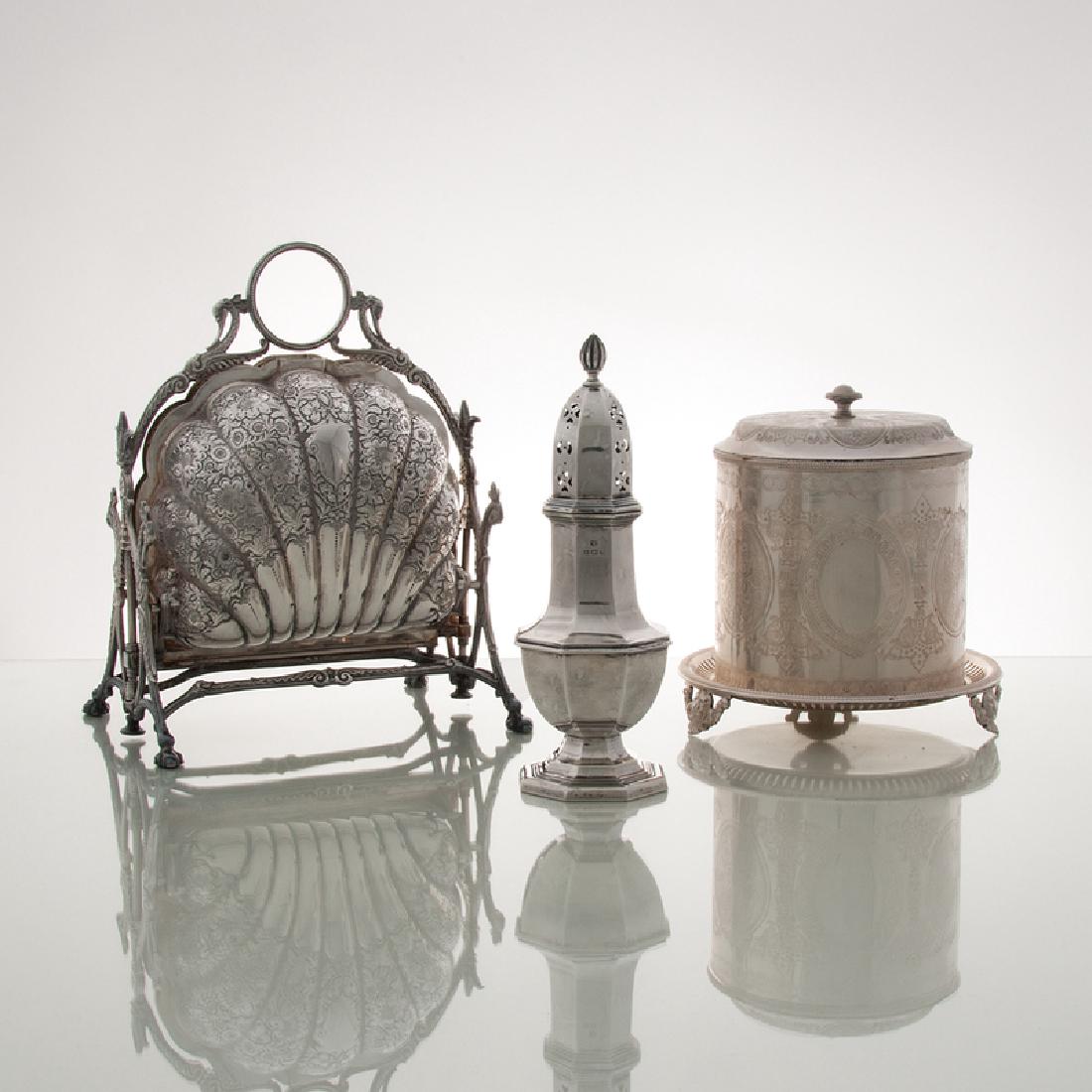 British Silver Tablewares, Lot of Three (1 of 1)