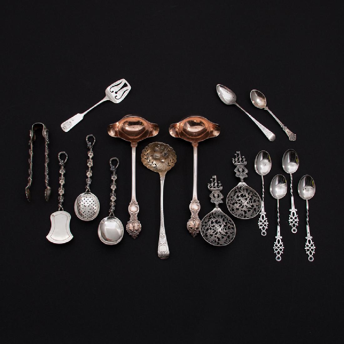 Continental Silver Flatware, Plus, Lot of Sixteen (1 of 1)