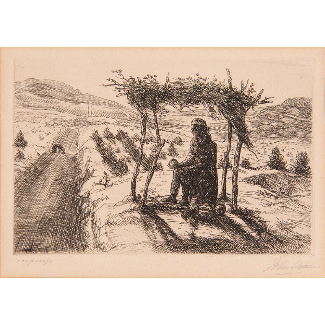 John French Sloan (American, 1871-1951) Etching (1 of 3)