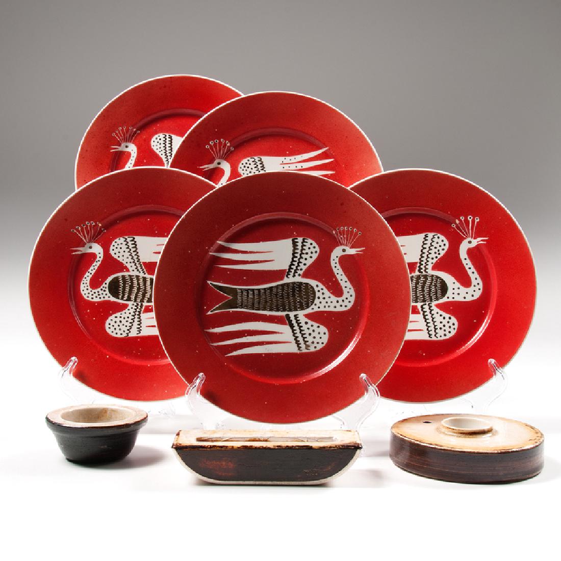 Waylande Gregory (1905-1971) Pottery, Lot of Eight (1 of 4)