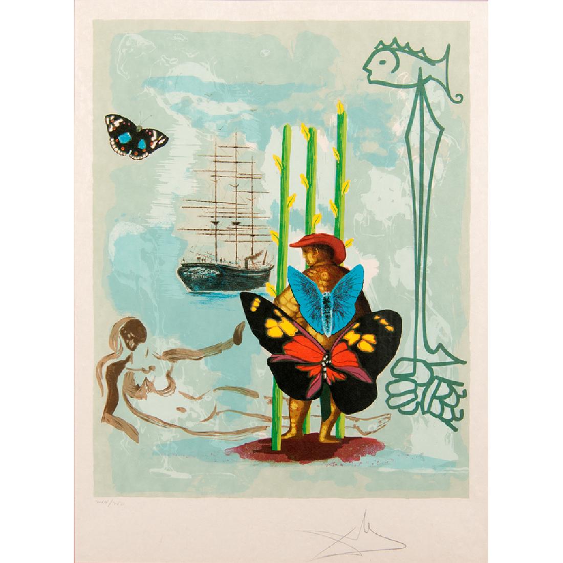 Salvador Dali (Spanish, 1904-1989) Lithograph (1 of 2)