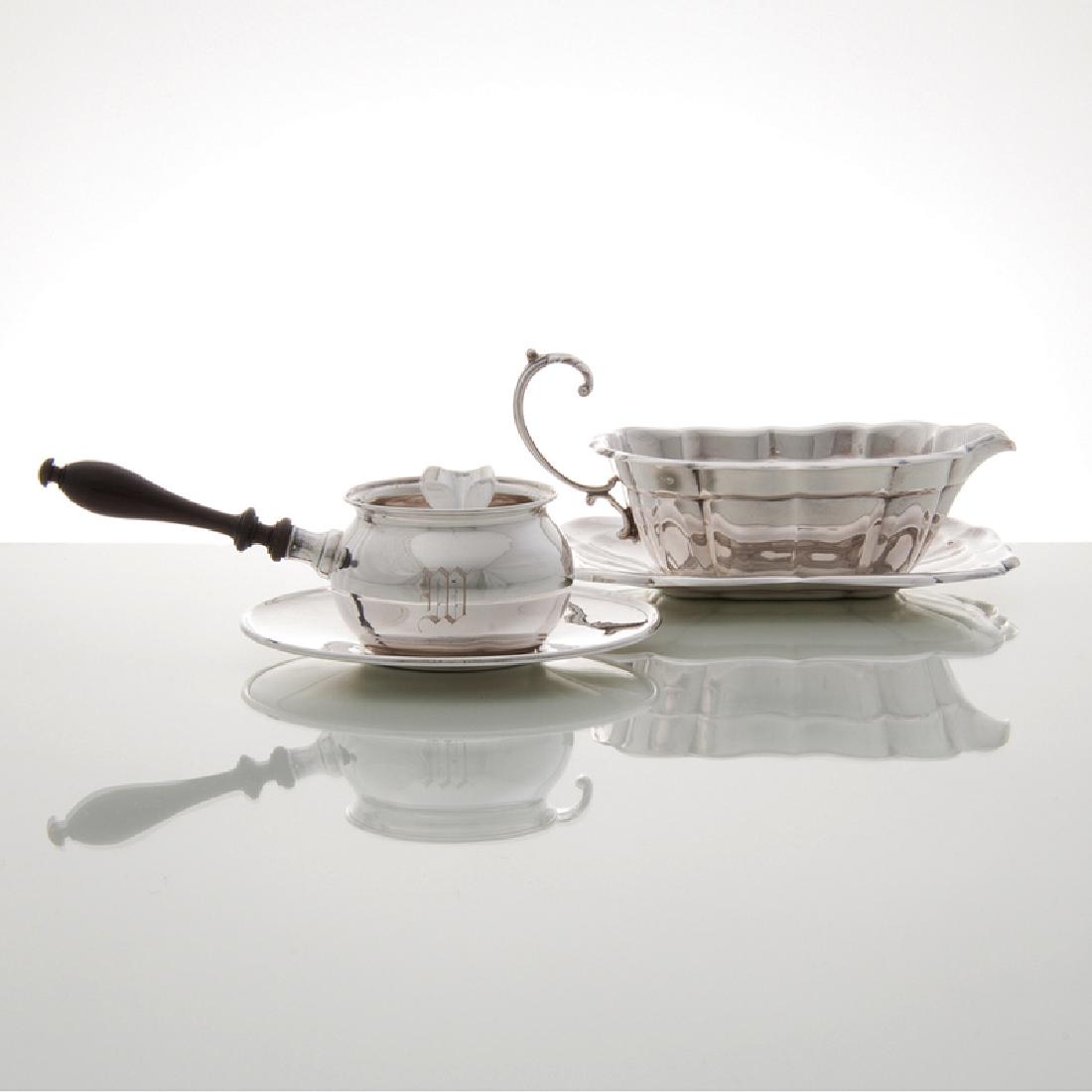 American Sterling Gravy Boat and Sauce Server, Lot of (1 of 4)