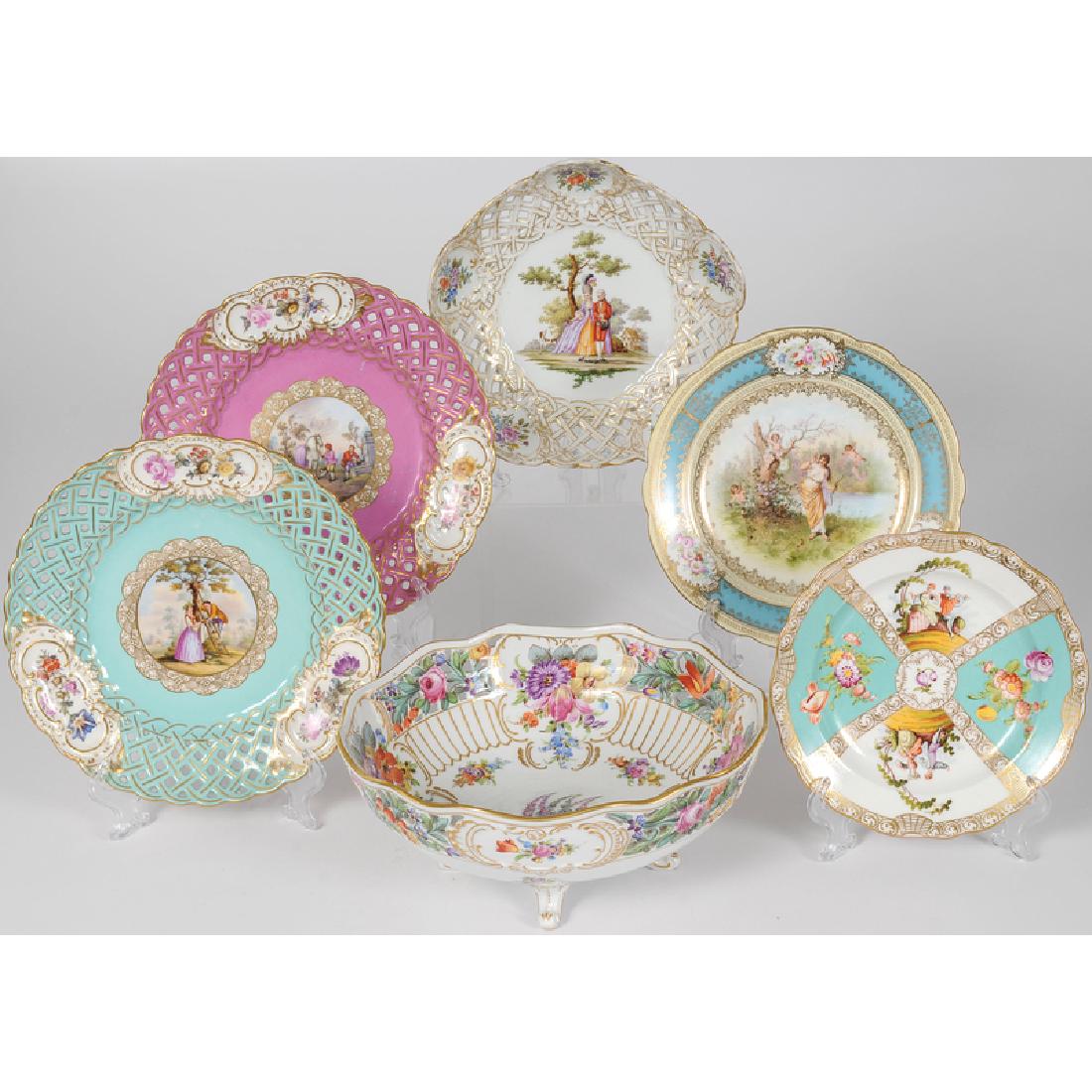 Dresden and Meissen-style Porcelain (1 of 2)