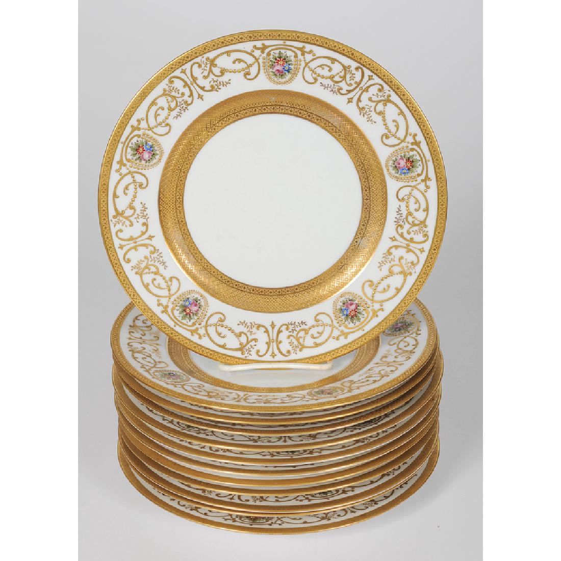 Hutschenreuther Gold Decorated Plates (1 of 3)