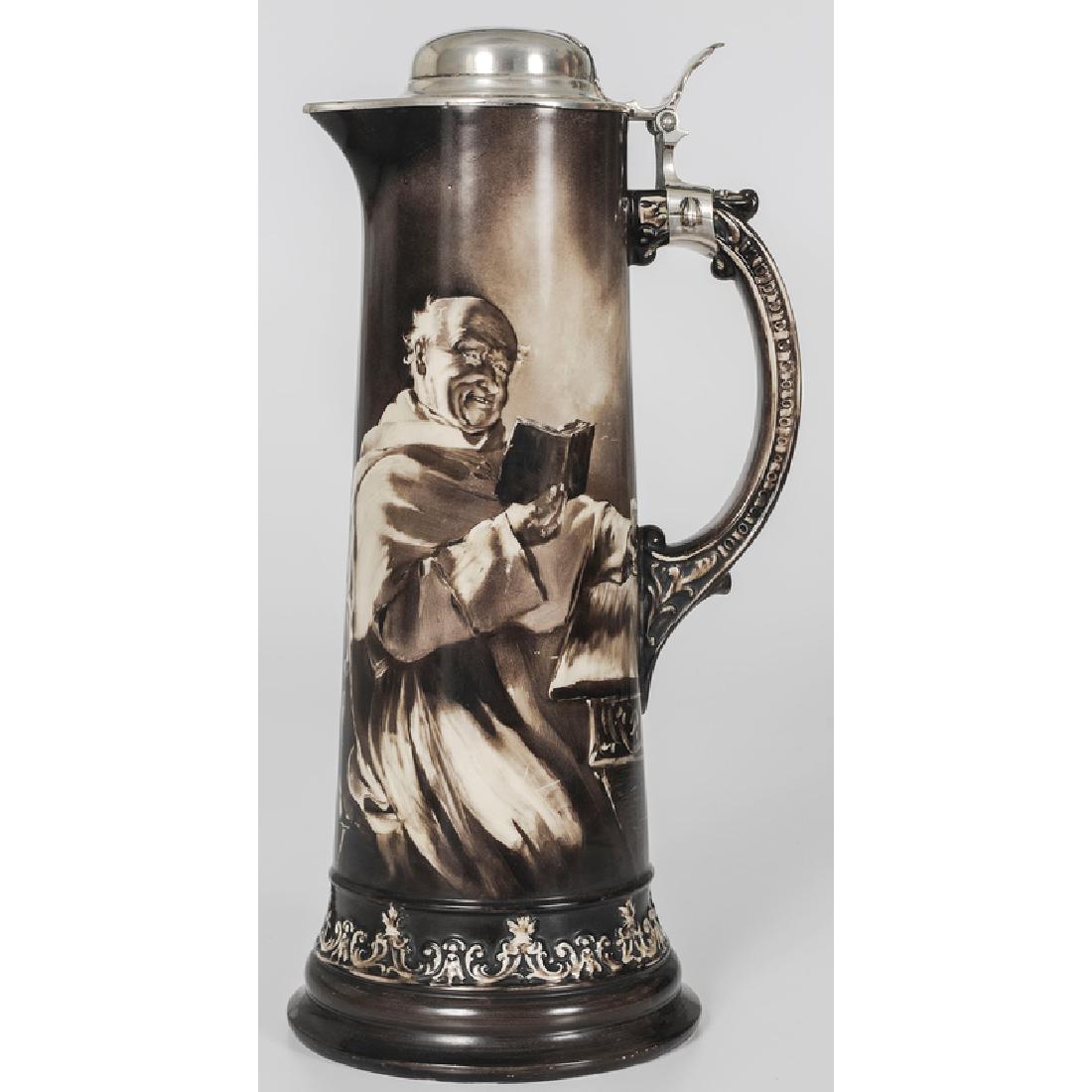 Lenox Porcelain Tankard with Gorham Sterling Lid (1 of 4)