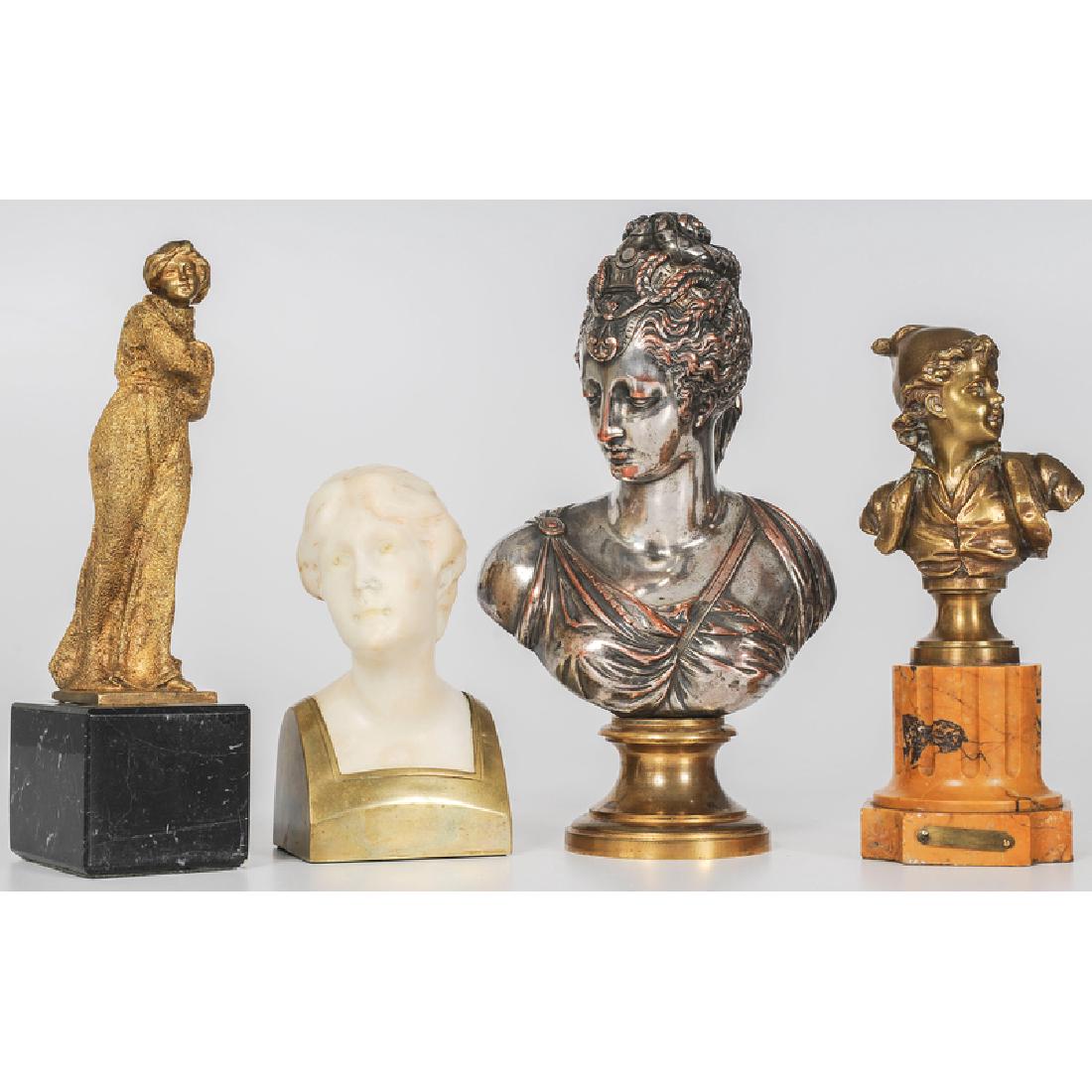 French Bronze and Marble Sculptures (1 of 6)