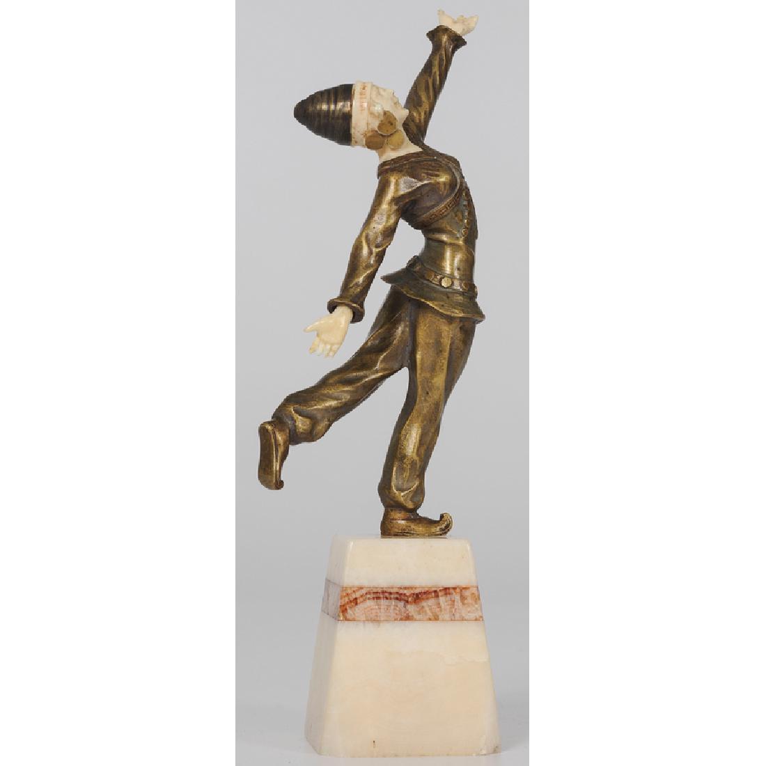 Ivory and Bronze Sculpture Signed Solange Bertrand (1 of 4)