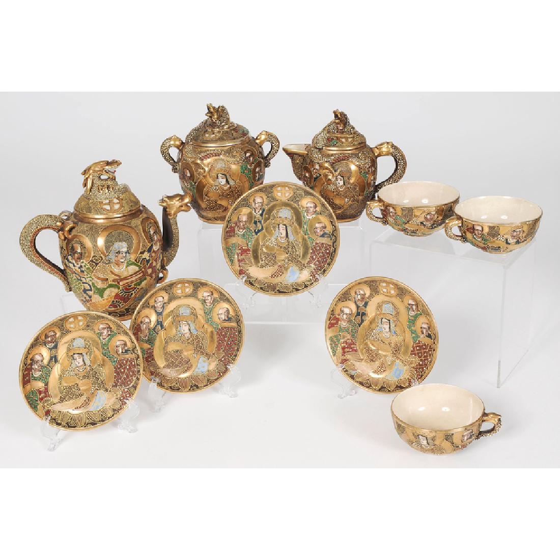 Japanese Satsuma Tea Set (1 of 5)