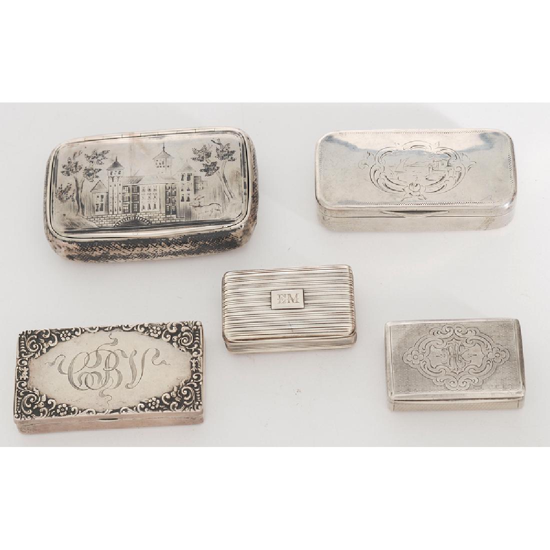 Coin and Sterling Silver Snuff Boxes (1 of 4)