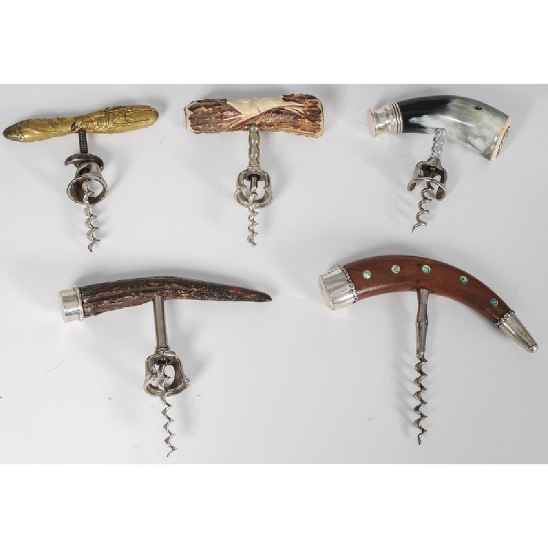 Antique Corkscrews, including Gorham and Japanese Mixed (1 of 4)