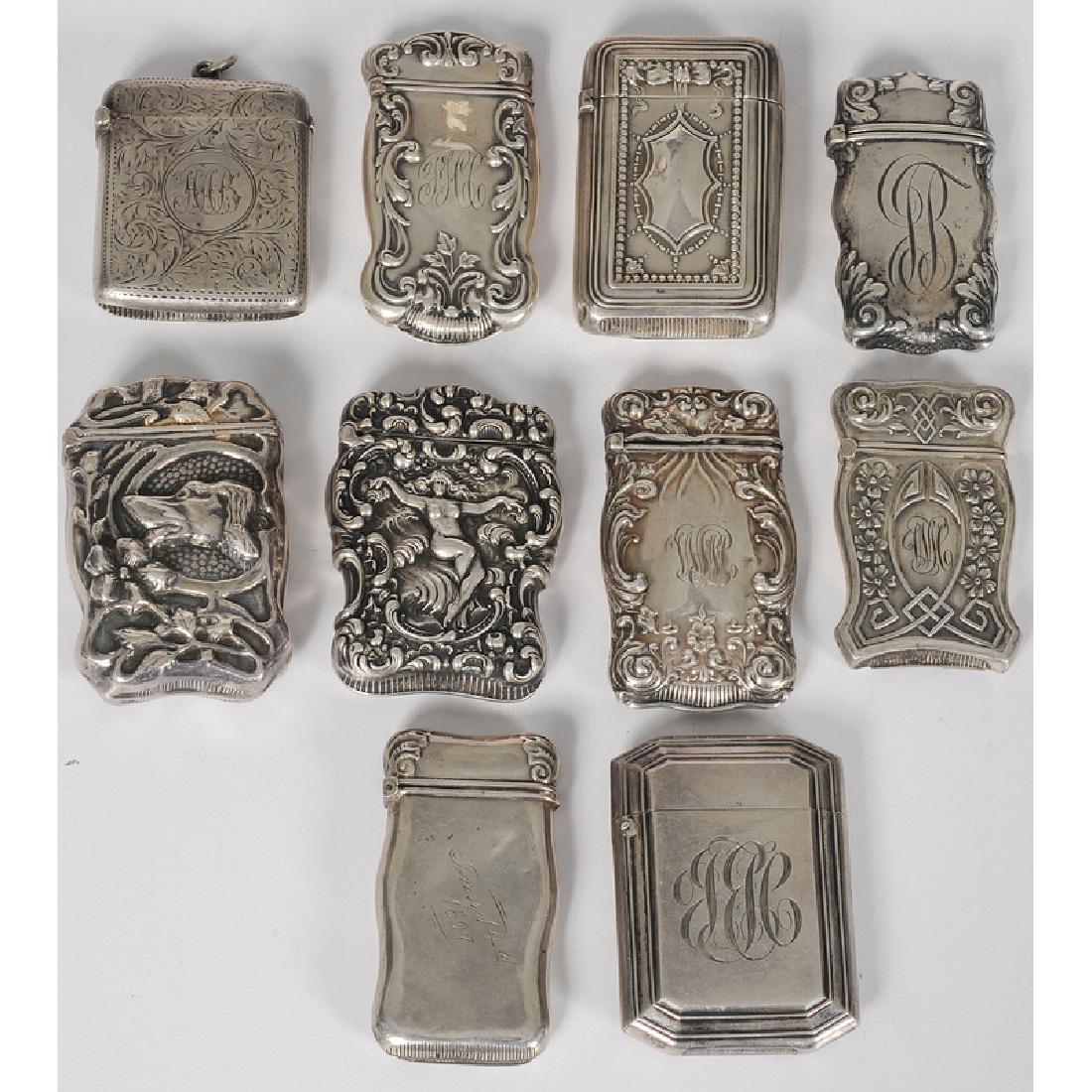 Unger Bros. and Other Sterling Silver Match Safes (1 of 2)