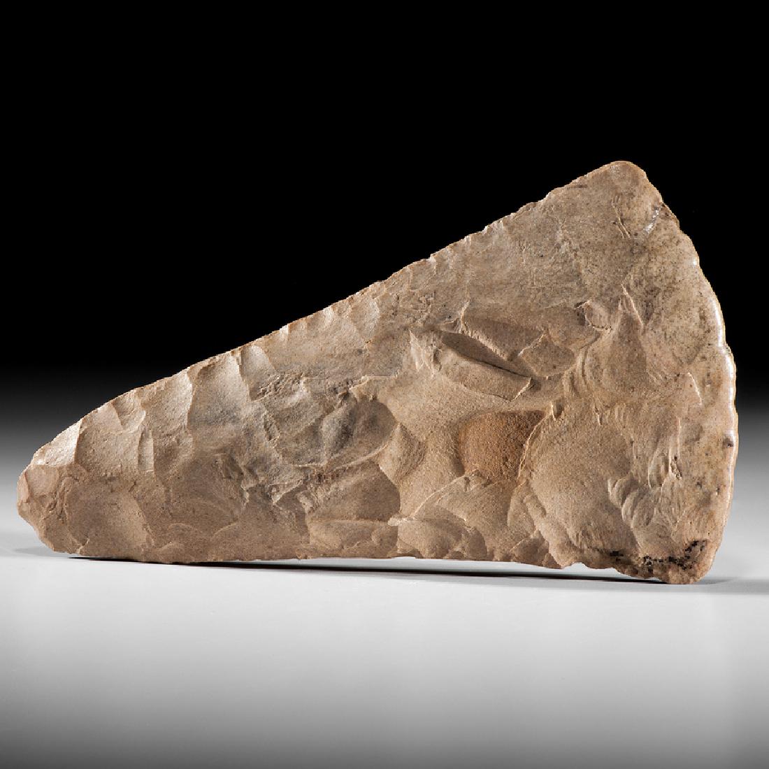 A Mill Chert Flint Hoe, From the Collection of Jan (1 of 3)