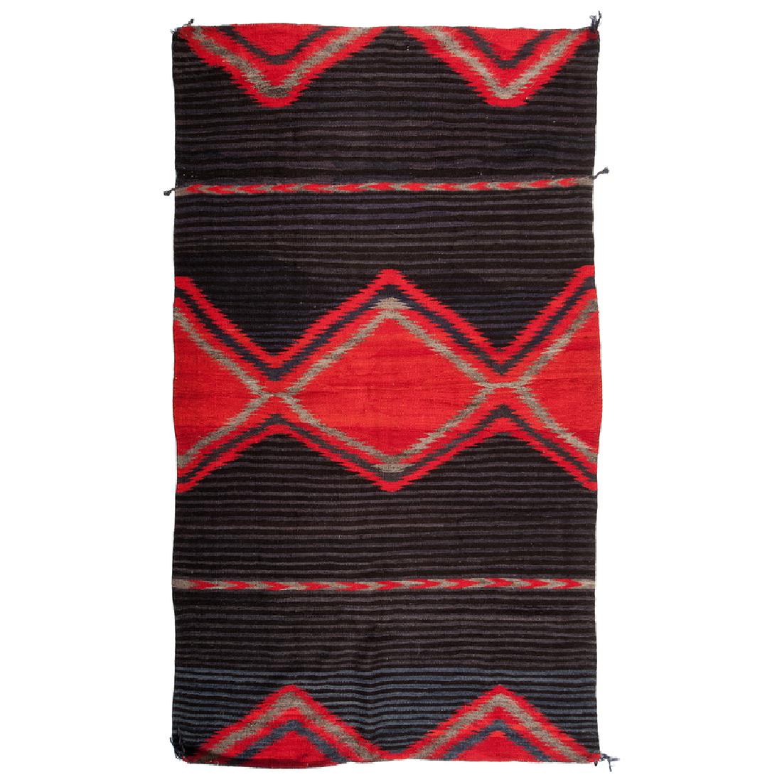 Navajo Moki-Style Weaving / Rug (1 of 2)