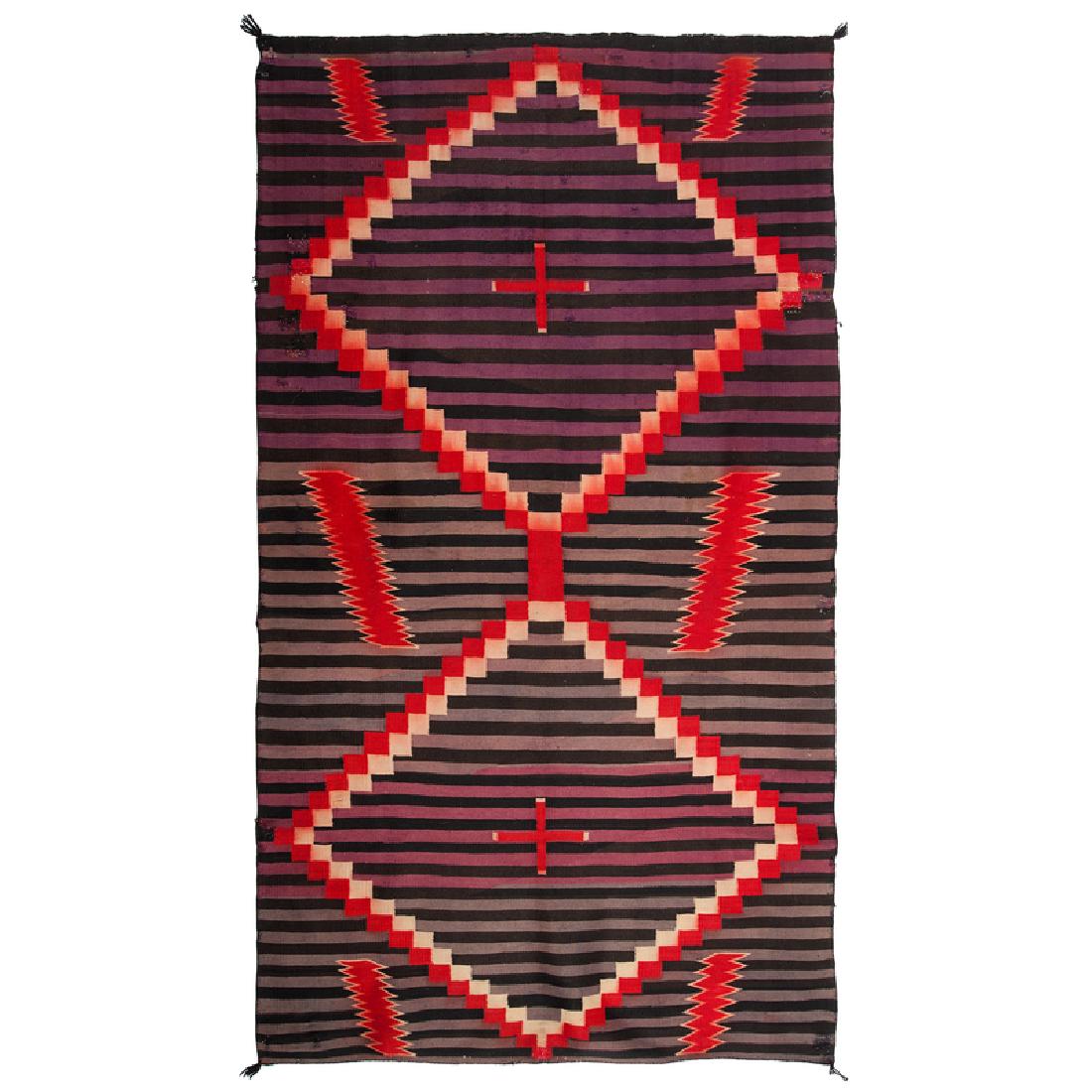 Navajo Germantown Moki-style Weaving / Rug, From the (1 of 2)