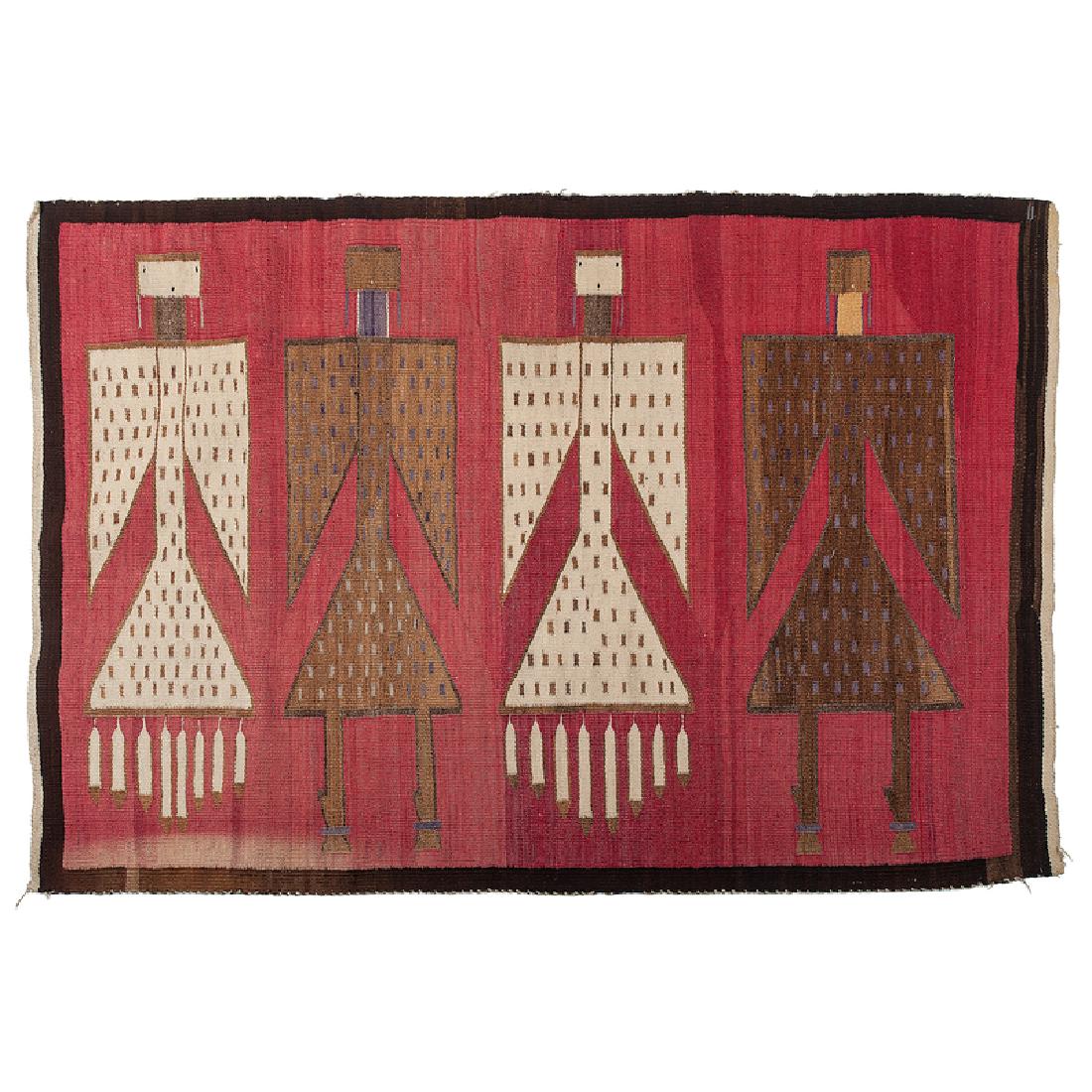 Navajo Pictorial Weaving / Rug, From the Estate of Clem (1 of 2)