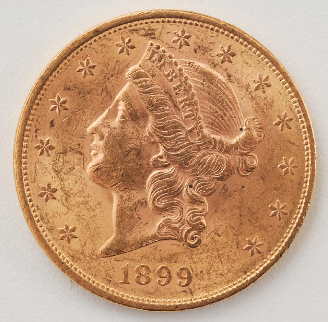 United States 1899 Liberty Head Double Eagle Twenty (1 of 2)