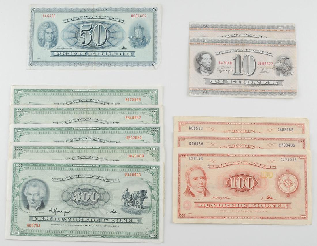 Denmark Paper Currency, Assorted (1 of 2)