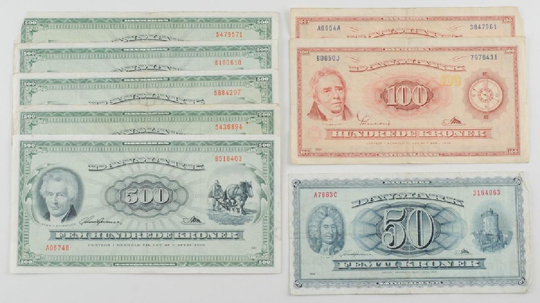 Denmark Paper Currency, Assorted (1 of 2)