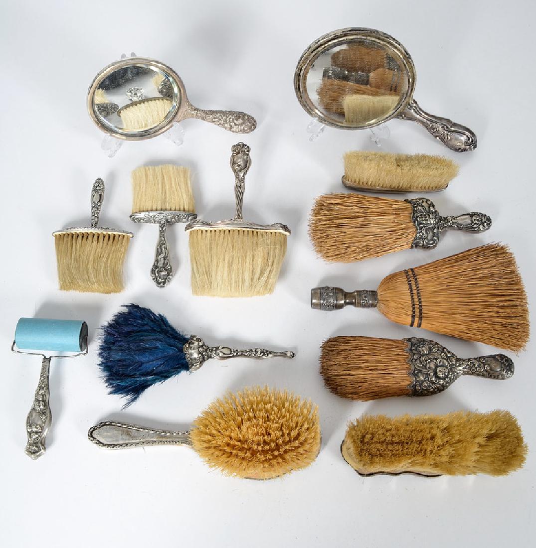 Sterling Brushes and Mirrors, Including Gorham and (1 of 3)