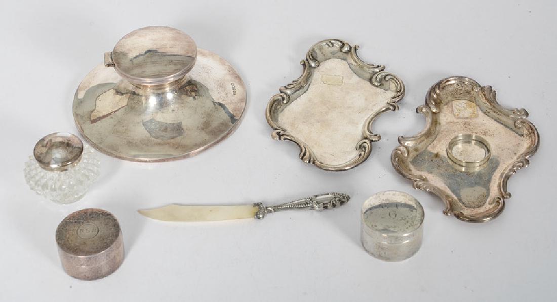 Sterling Desk Accessories, Including Tiffany and Walker (1 of 2)