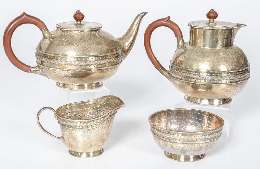 Birmingham Sterling Tea Set by Liberty & Co. (1 of 4)