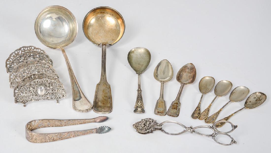 Continental .800 Silver Flatware and Napkin Holders (1 of 6)