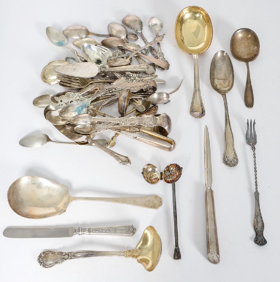 American Sterling and Continental Silver Flatware, Plus (1 of 1)