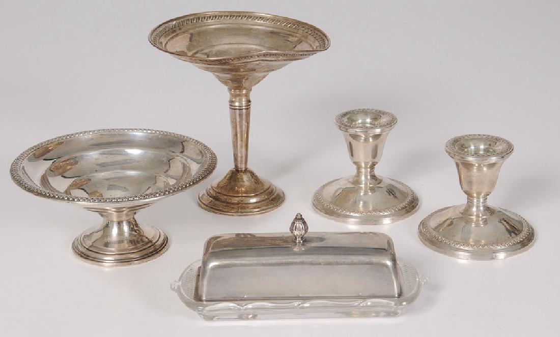 Fisher Sterling Butter Dish & Other Sterling Items (1 of 5)