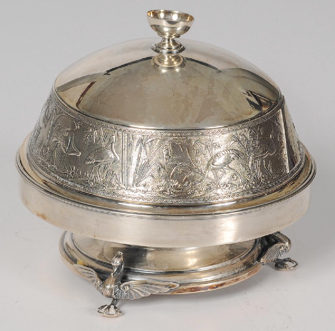 Whiting Mfg. Co. Aesthetic Movement Butter Dish (1 of 5)