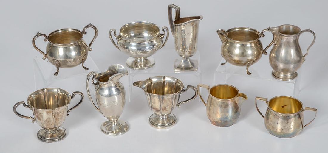 American Sterling Creamers & Sugars (1 of 4)