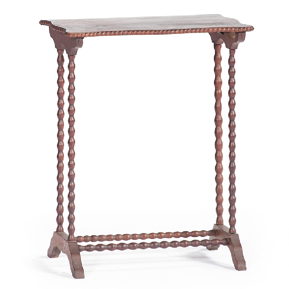 Gothic Revival Spool Turned Work Table (1 of 3)