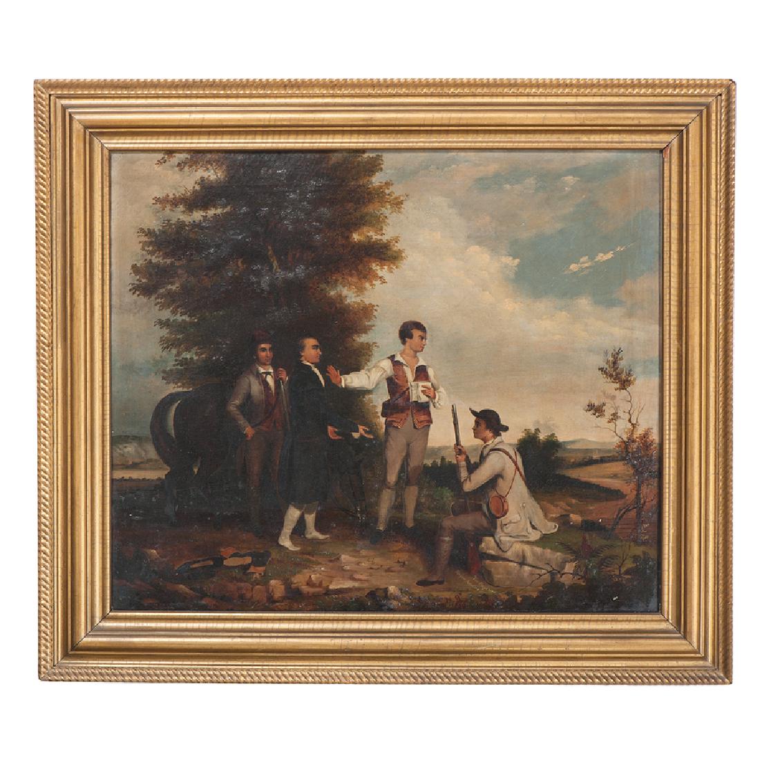 After Asher Brown Durand,  The Capture of Major André (1 of 2)