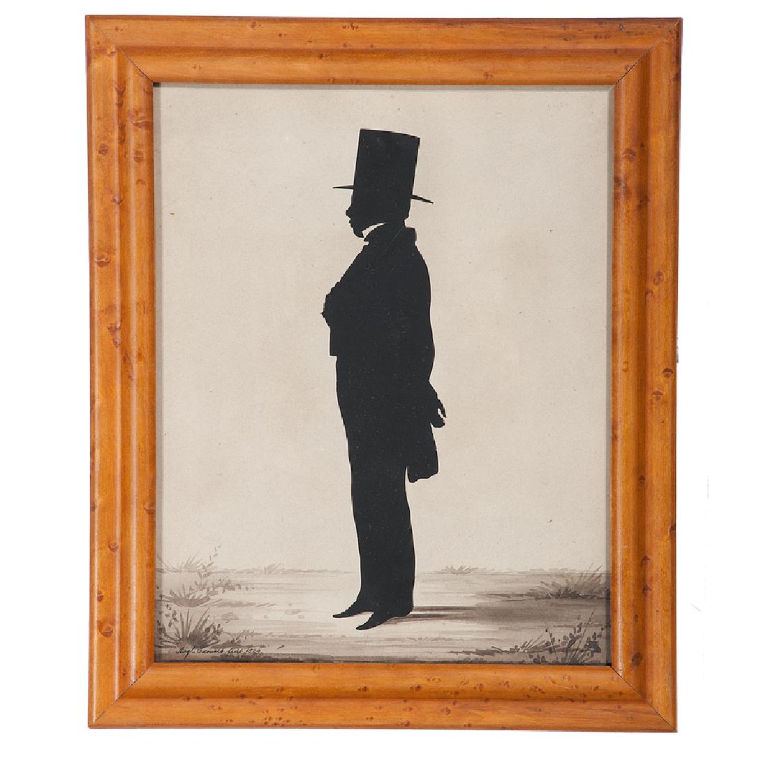 Auguste Edouart, Silhouette of a Gentleman (1 of 3)