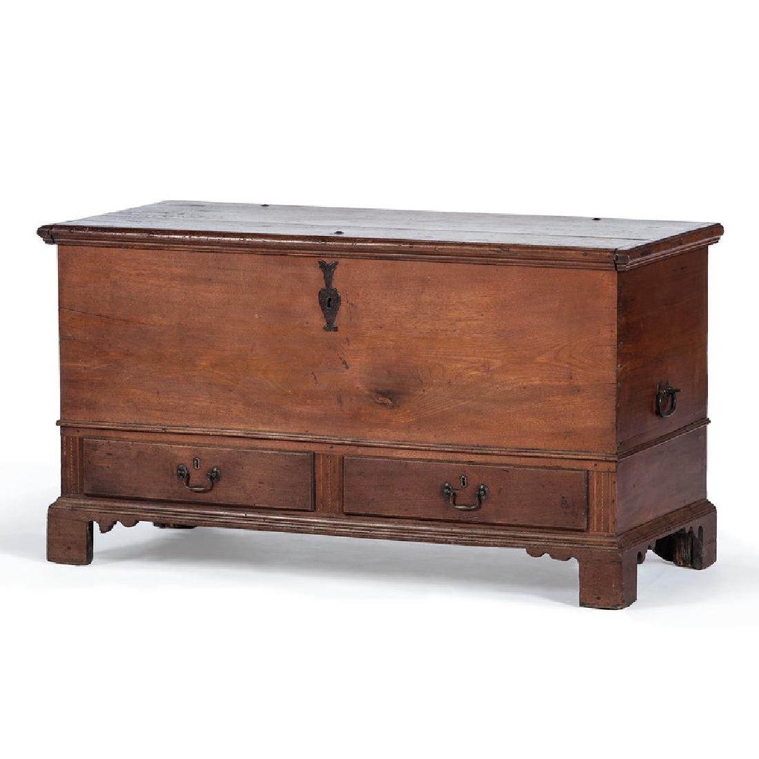 Pennsylvania Chippendale Walnut Blanket Chest (1 of 5)