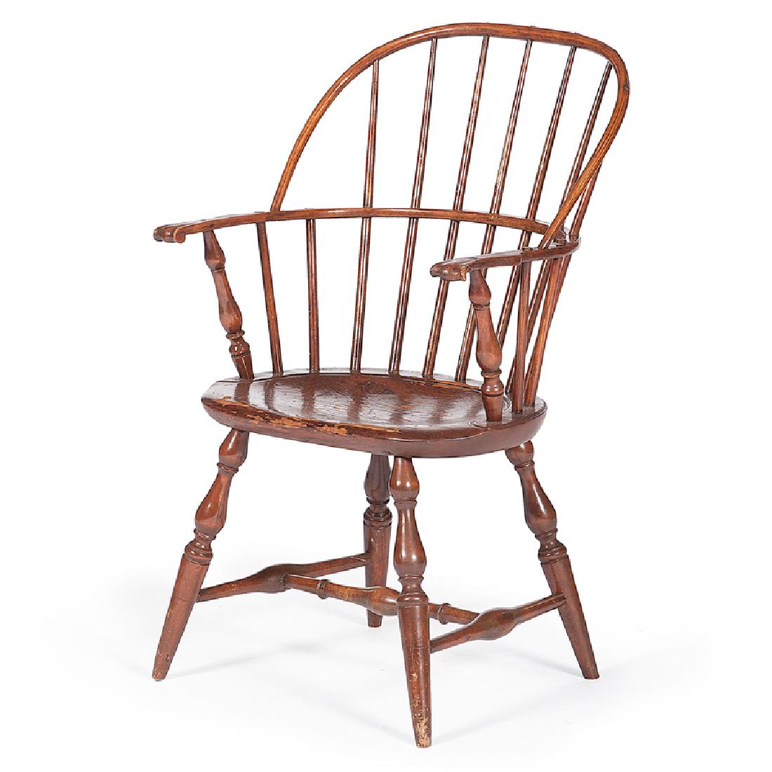 Sack Back Windsor Chair with Knuckle Arms (1 of 4)