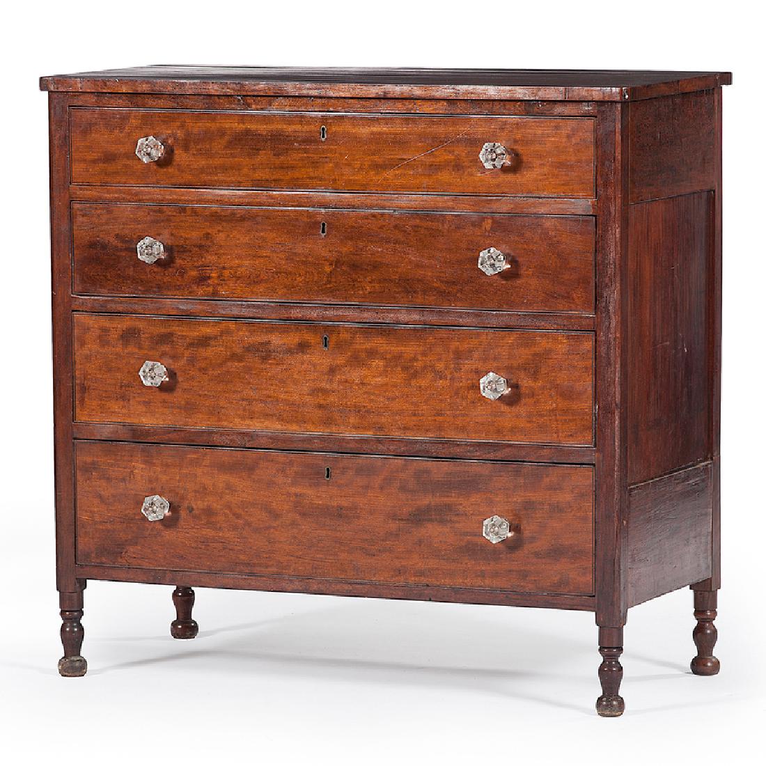 Transitional Sheraton Chest of Drawers (1 of 2)