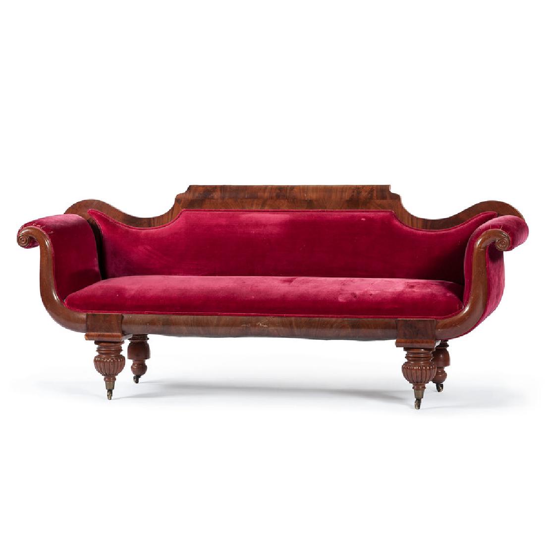 A Classical Sofa in Mahogany (1 of 3)