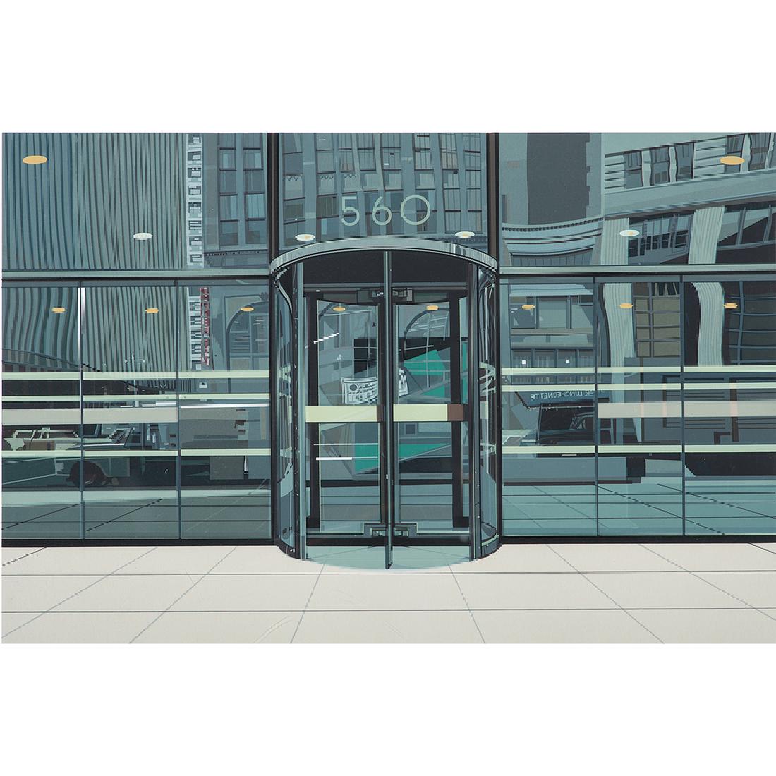Richard Estes (American, b. 1932): 560, from Urban Landscapes screenprint signed in pencil l.r. inscribed N/A-Y in pencil l.l. framed 15.25 x 23.25 in. (plate size)