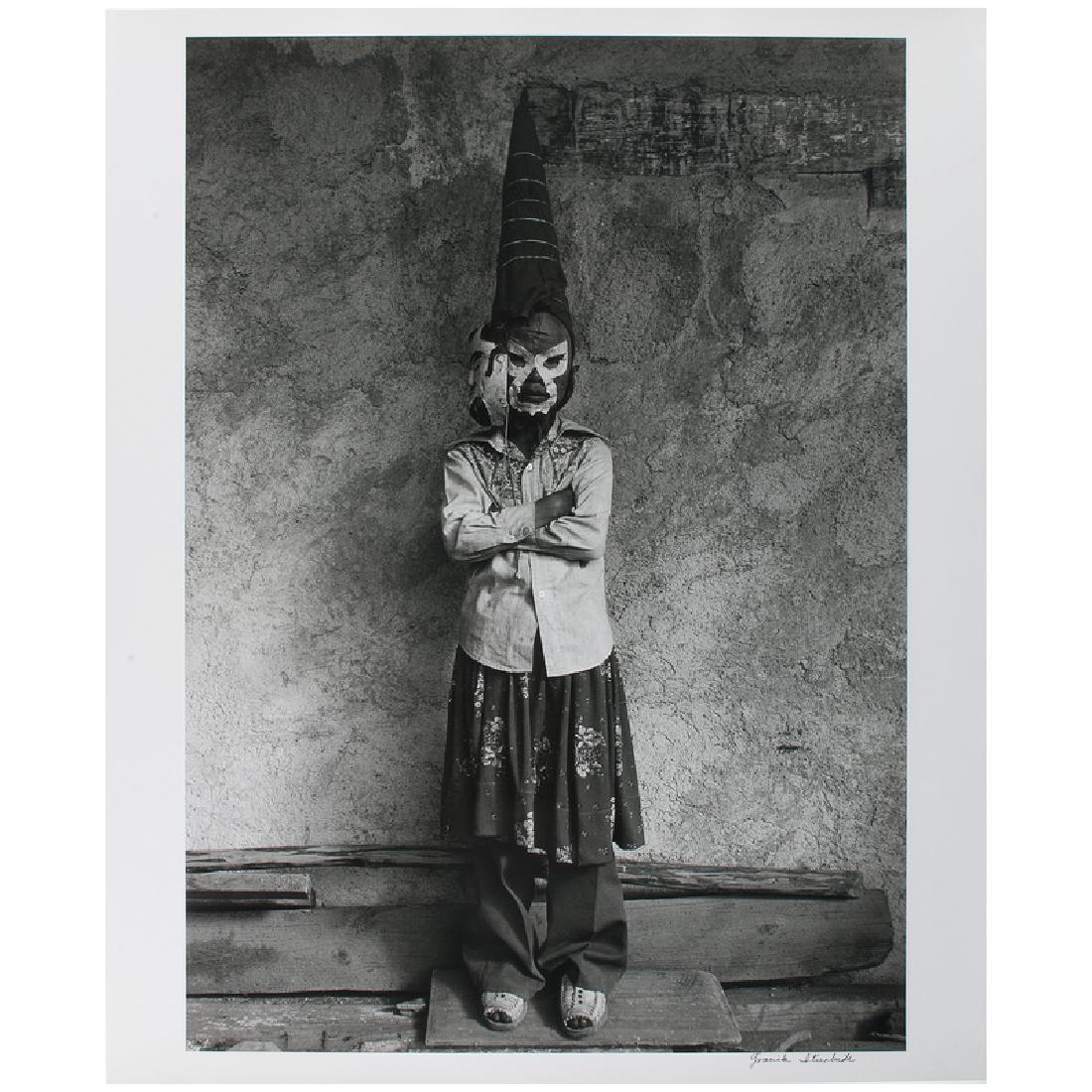 Graciela Iturbide (Mexican, b. 1942): Jano, Ocumichu, Michoacan gelatin silver print signed in pen l.r. in margin 1979 unframed 23.75 x 19.75 in. (sheet size)