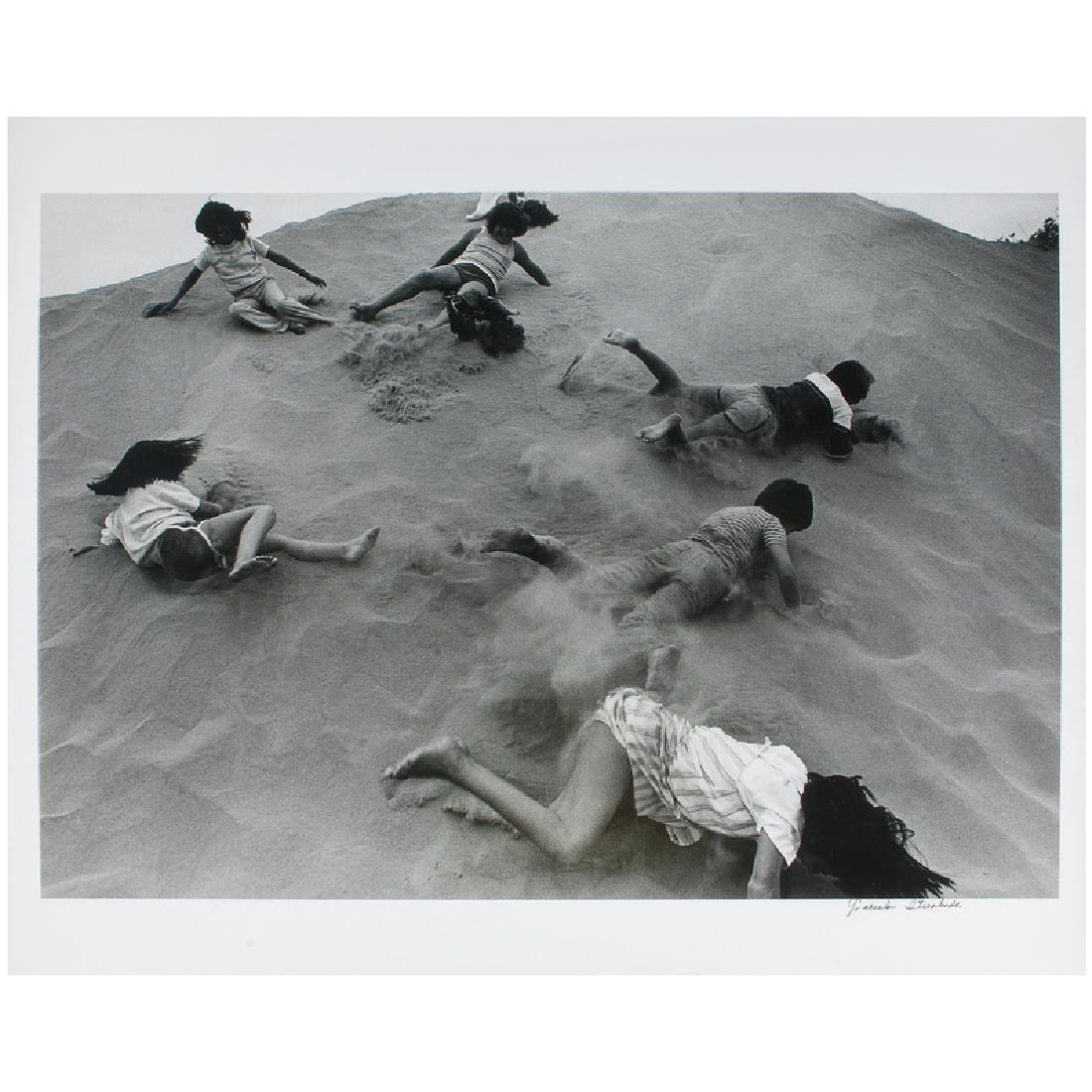 Graciela Iturbide (Mexican, b. 1942): Primer dia del verano, Veracruz gelatin silver print signed in pen l.r. in margin 1982 unframed 16 x 19.75 in. (sheet size)