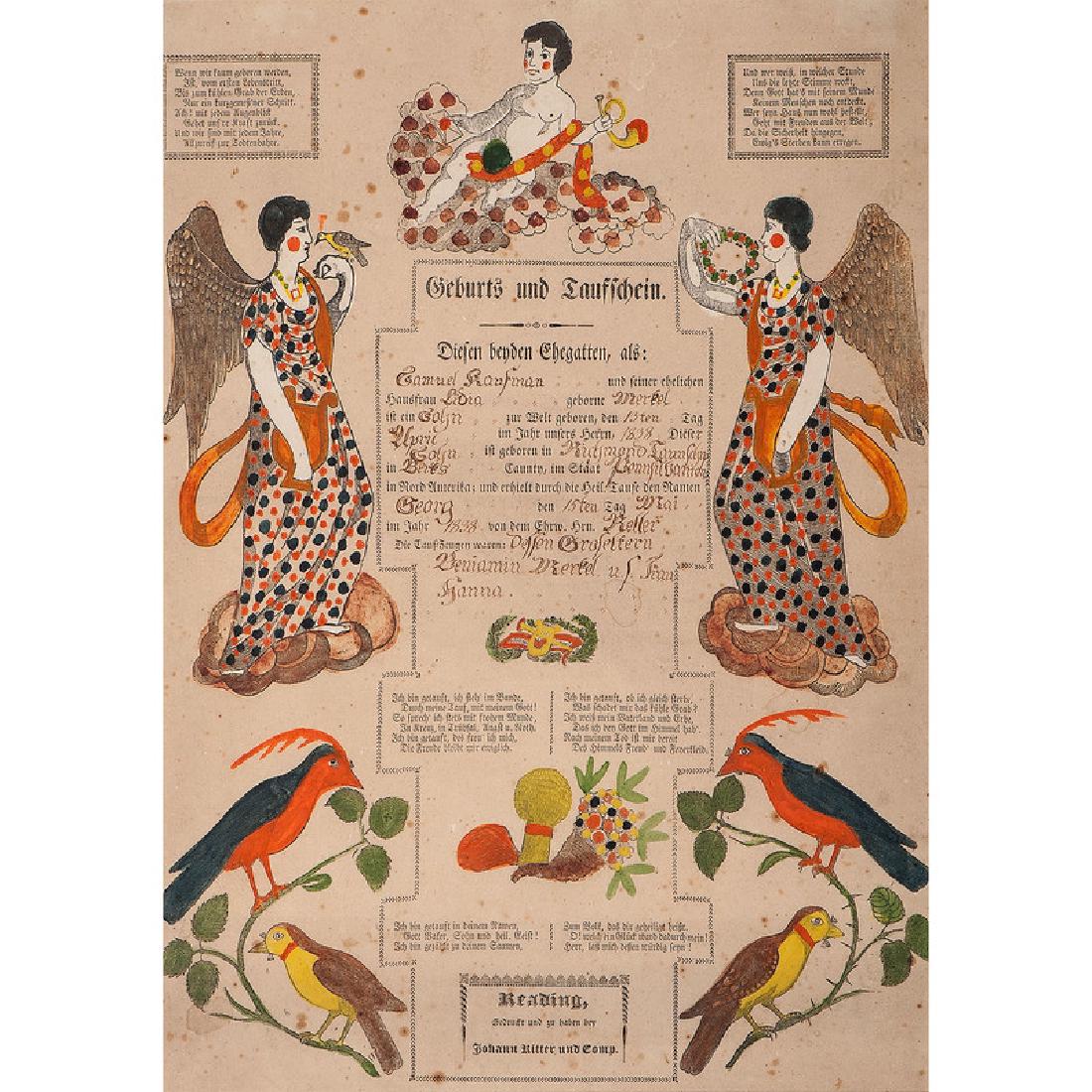 Pennsylvania German Fraktur (1 of 2)