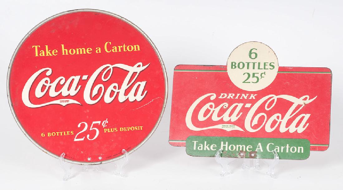 Coca-Cola "Take Home a Carton" Advertising Signs (1 of 2)