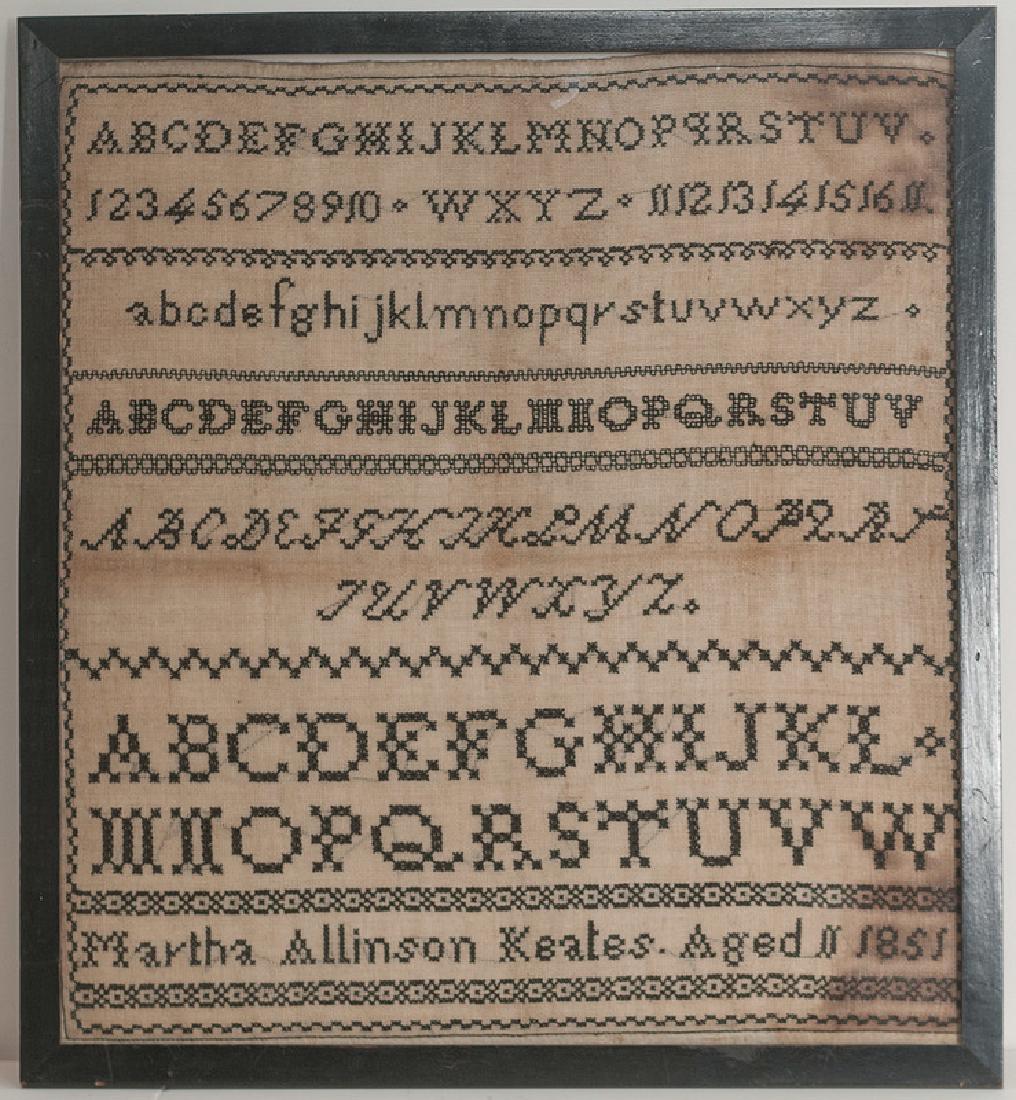 English Sampler, Martha Keates (1 of 1)